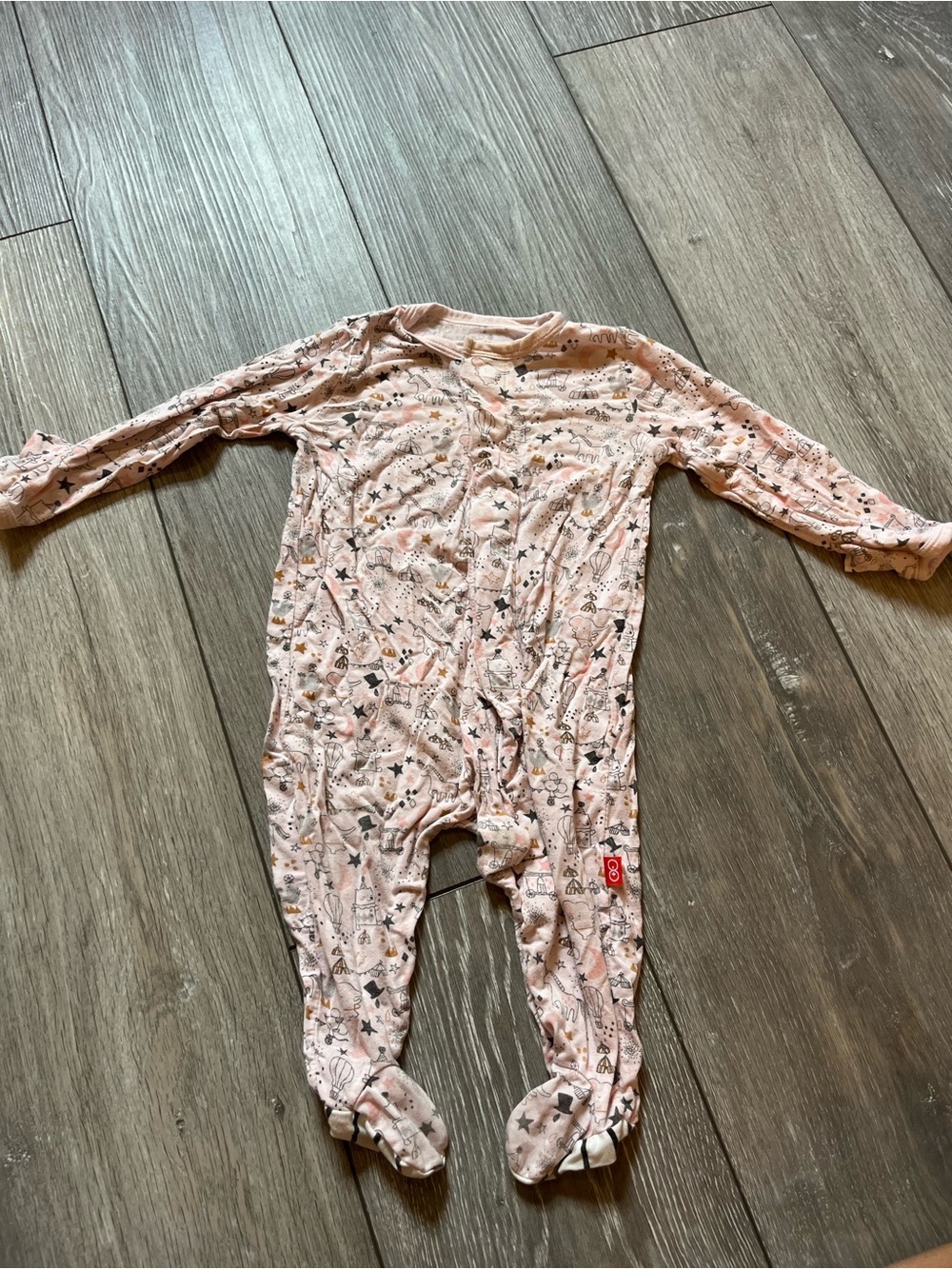 Magnetic Me Little Girls Size 0-3 Mo Princess PJs
